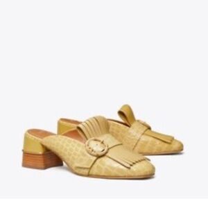 Tory Burch Multi Logo Kiltie Mule